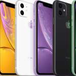 Colores conceptuales del iPhone XR 2019