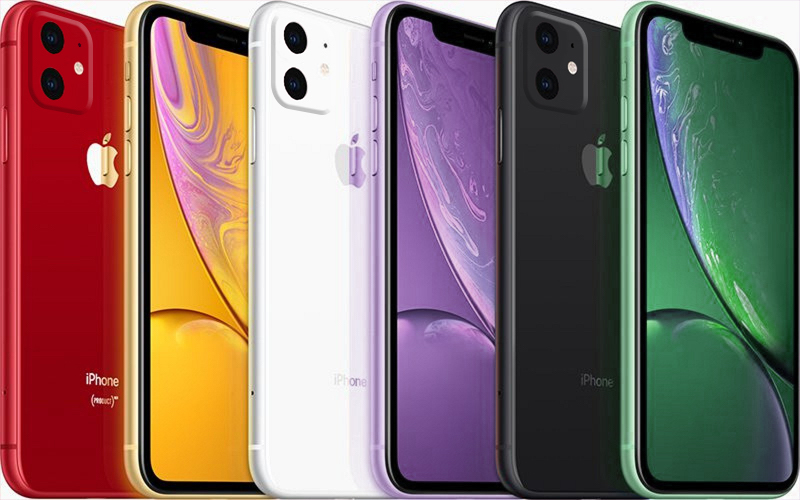 Konzeptfarben des iPhone XR 2019