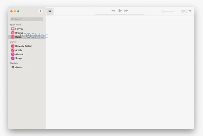 macos 10.15 muziekapplicatie