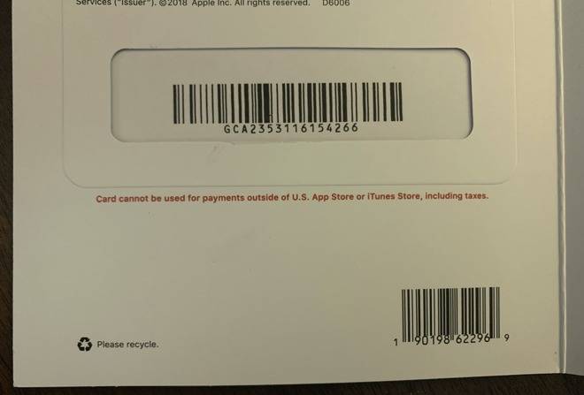 Apple AVERTIZARE itunes gift card poza