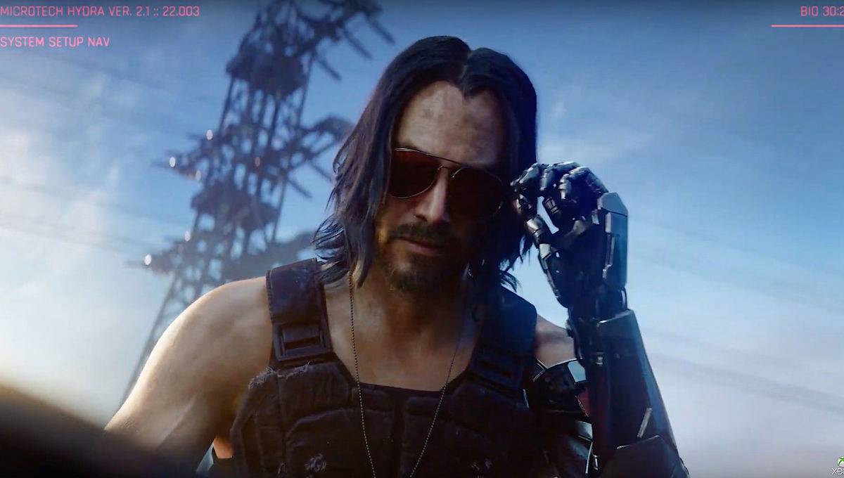 Cyberpunk 2077 anunció a Keanu Reeves