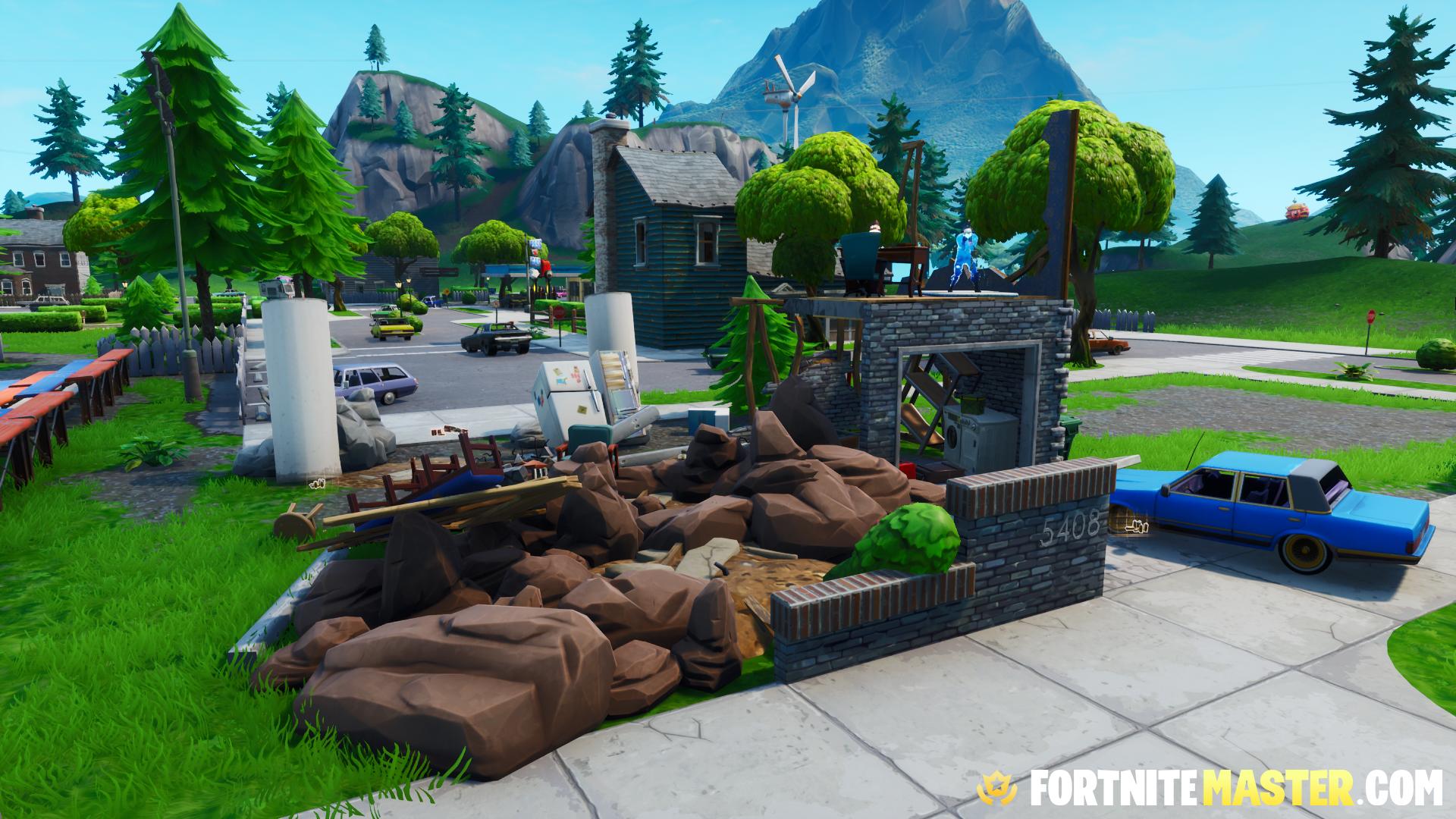 Fortnite neasteptat casa distrusa