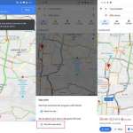 Google Maps waarschuwt de taxiroute