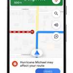 Google Maps alerta tornade