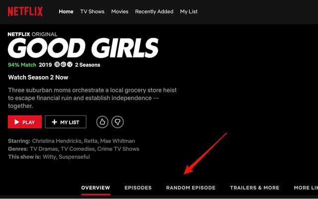 Netflix random episode suffleflix
