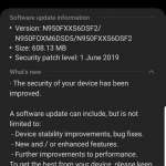Samsung GALAXY S10 juni-patch