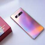 Images argent prisme couleur Samsung Galaxy S10