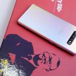 Samsung Galaxy S10 Farbprisma-Silber-Telefonbilder