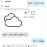 Windows 10 cortana update interfata