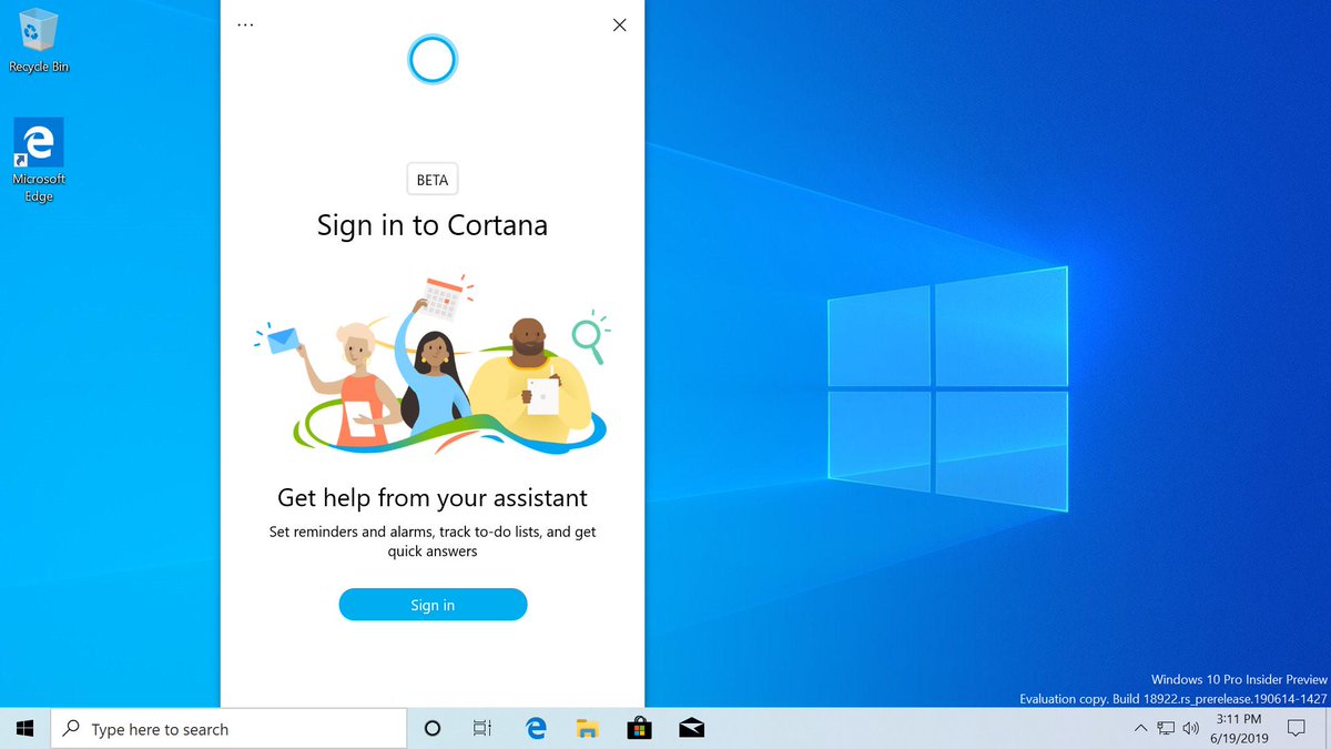 Windows 10 cortana uppdatering microsoft