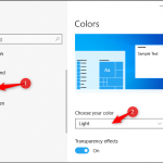 Tema ligero de Microsoft para Windows 10