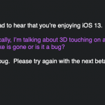 iOS 13 3d touch haptic touch
