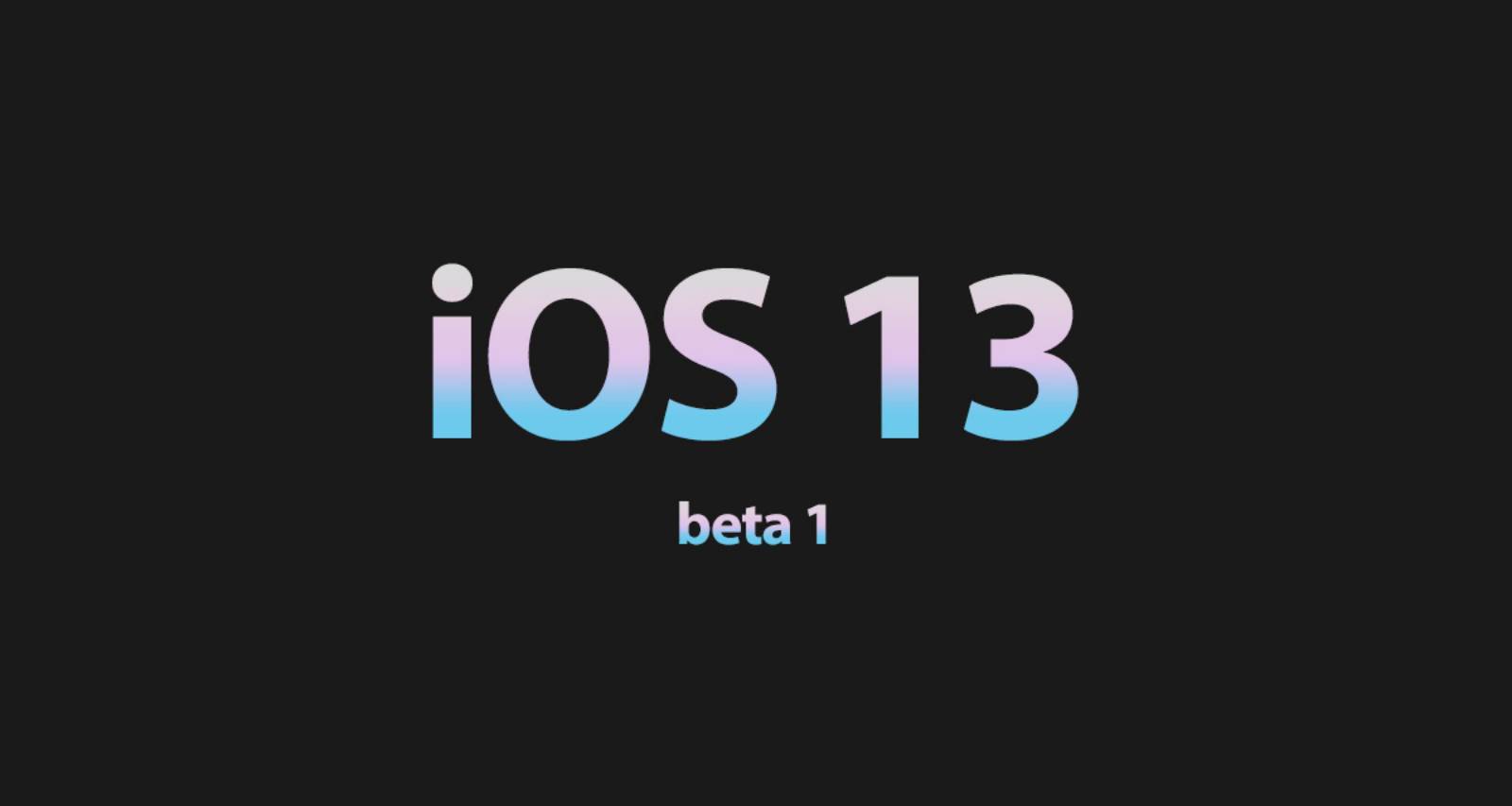 iOS bêta 13 1