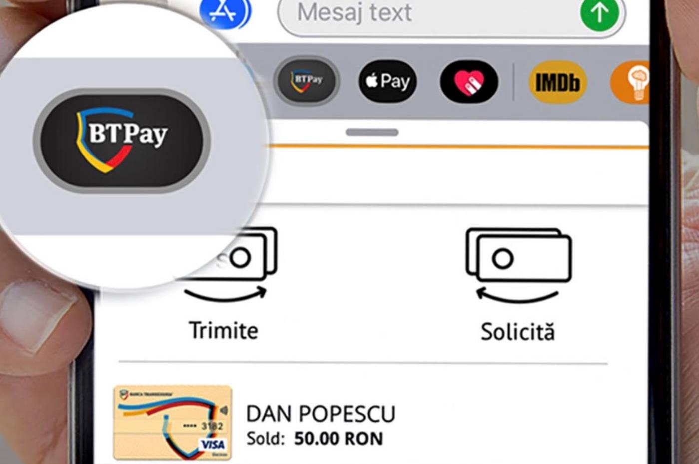 Banca Transilvania Apple Pay Cash Rumania