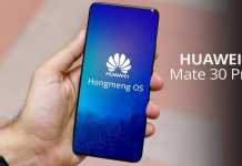 Huawei MATE 30 PRO-uitsparing