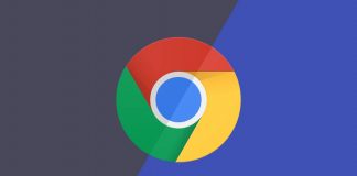 Google Chrome-knapp videomusik webbläsare