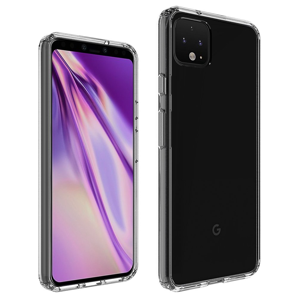 Google Pixel 4 XL näyttää tyytyväiseltä sivulta katsottuna