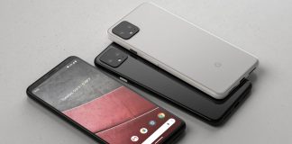 Google Pixel 4 XL:n uusi muotoilu