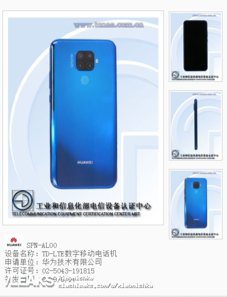 Huawei MATE 30 LITE tient