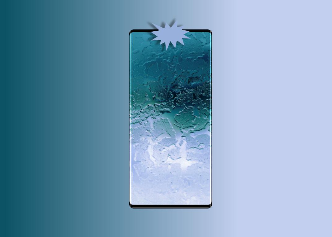 Bild des Huawei MATE 30 PRO-Bildschirmdesigns