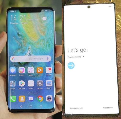 Huawei MATE 30 PRO kommer SER fulare ut än en jämförelse med GALAXY NOTE 10