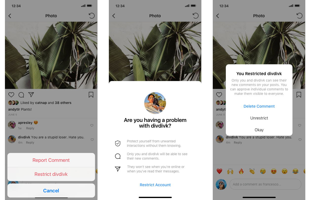 Mit der Instagram-Funktion können Sie lästige Personen heimlich blockieren