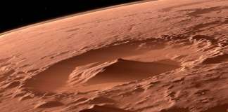 Planeta Marte imagini racheta transport astronauti