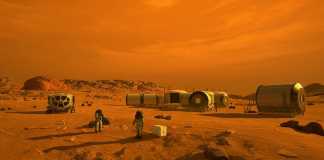Planet Mars launch video robot