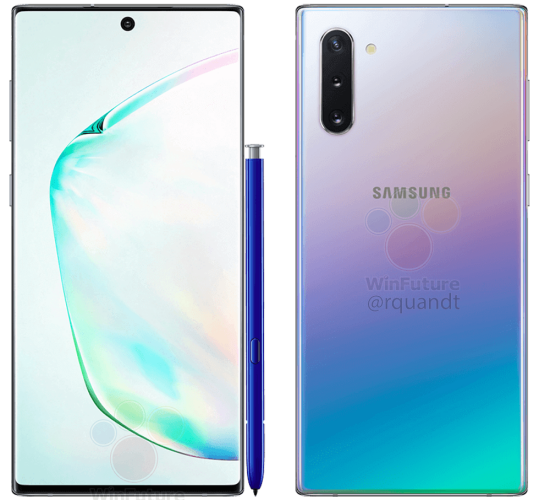 Samsung GALAXY NOTE 10 imagini oficiale telefon