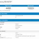 Samsung GALAXY NOTE 10 ydeevne exynos 9825