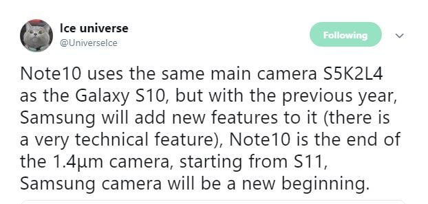 Samsung GALAXY S11 noua camera inovatoare