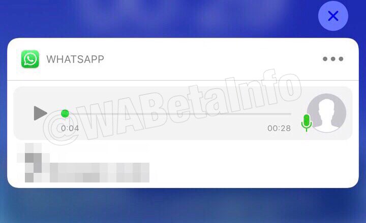 WhatsApp-aviseringar röstmeddelanden bild