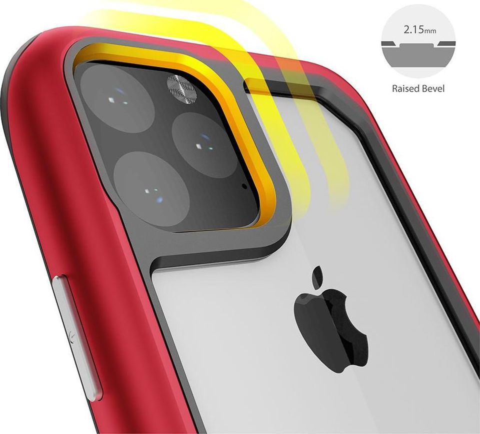 Dimensioni ghostek spesse con tripla fotocamera per iPhone 11