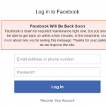 Facebook tiene PROBLEMAS, NO FUNCIONA A NIVEL DE REGISTRO GLOBAL