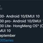 Huawei MATE 30 Första telefonen släpptes med ny Harmony OS-version
