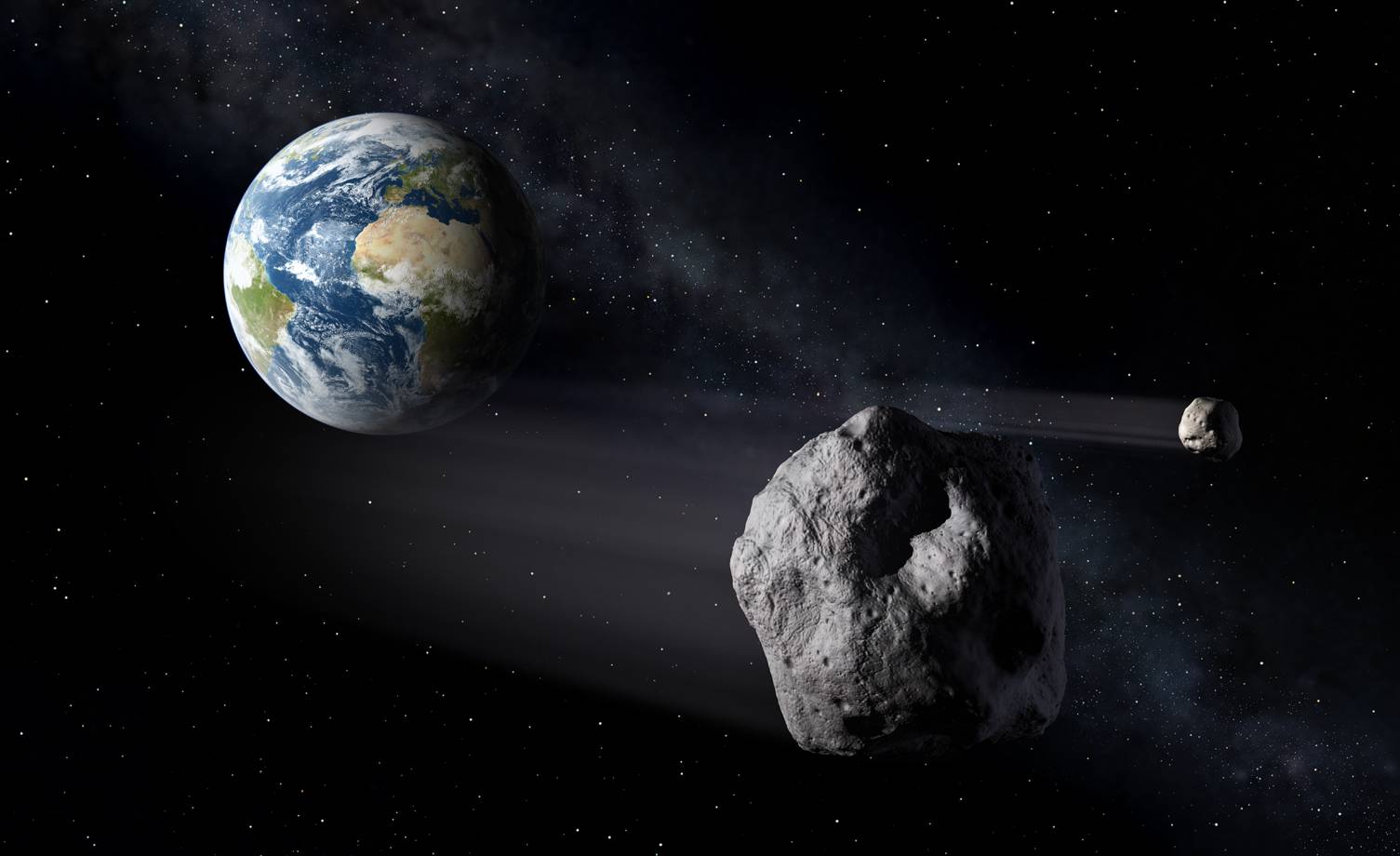 NASA. AVERTIZARE, DOI ASTEROIZI Uriasi ASTAZI Aproape de Pamant