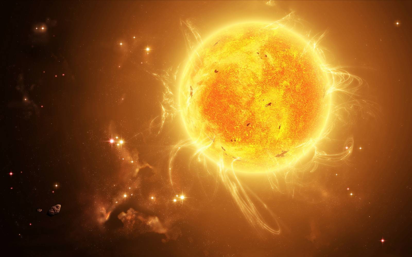 MARRAINE. AVERTISSEMENT CHOQUANT d'un GRAND DANGER provenant du Soleil