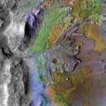 Planeet Mars. HALLUCINERENDE aankondiging over waterlevensvormen