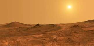 Planet Mars. Die ganze Welt war erstaunt über das neue Bild der NASA