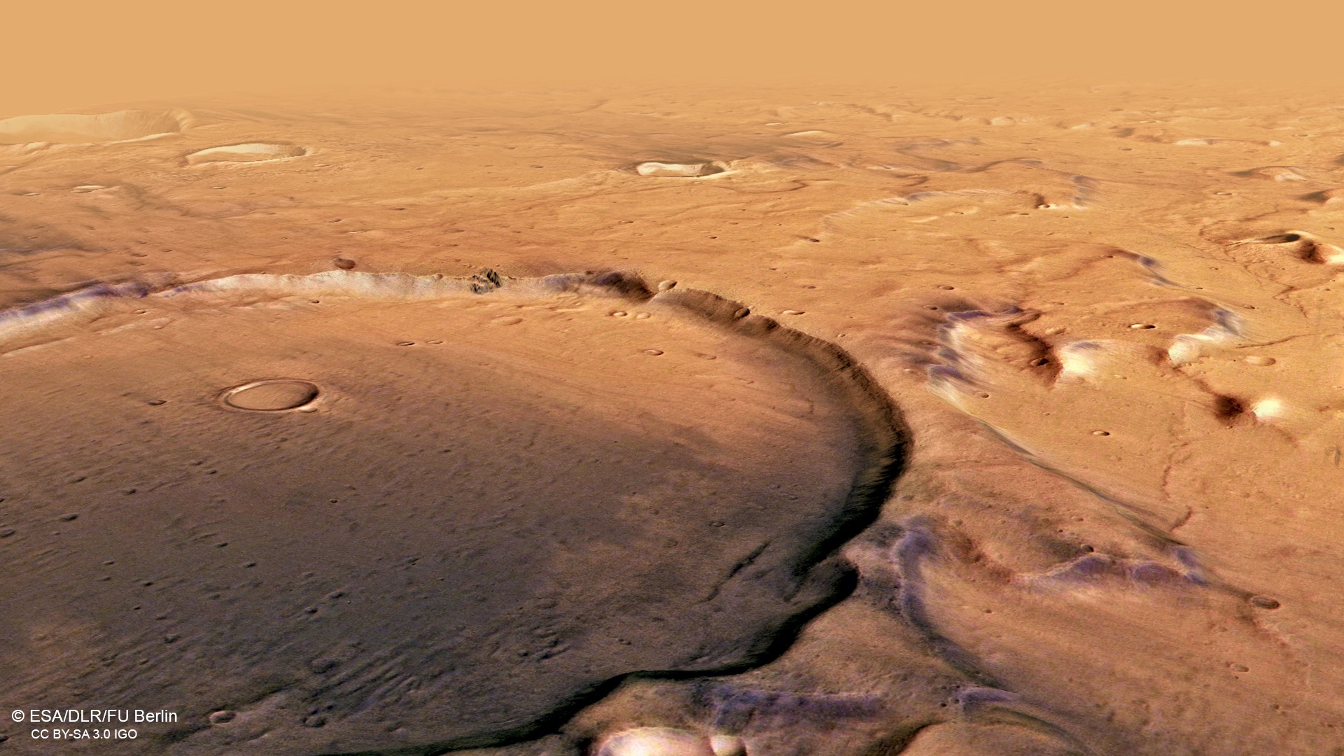 Planeten Mars. Nye UTROLIGE billeder har BEHØVET HELE MENNESKET terra cimmeria