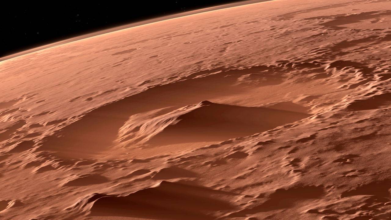 Planet Mars. Neues FANTASTISCHES BILD, veröffentlicht von der NASA