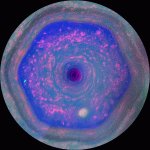 Planet Saturn. AMAZING images that SHOCKED the Internet polar vortex storm