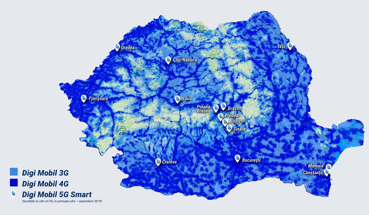 RCS i RDS. NIESPODZIANKA, która ucieszy rumuńskich klientów dzięki zasięgowi 5G