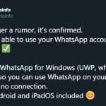 Jednoczesne logowanie WhatsApp