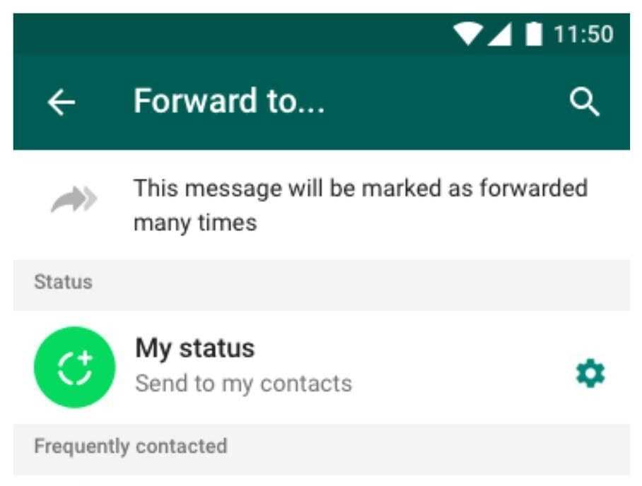 WhatsApp marcaj retrimteri