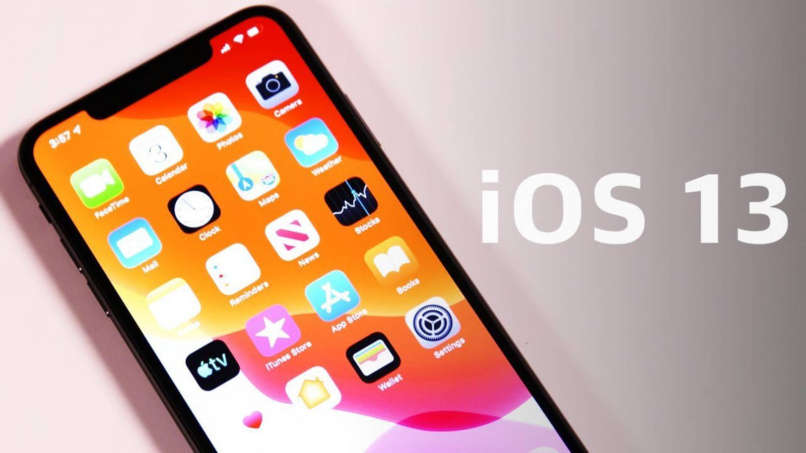 iOS 13. CONFUSION Generated by Apple for iPhone and iPad
