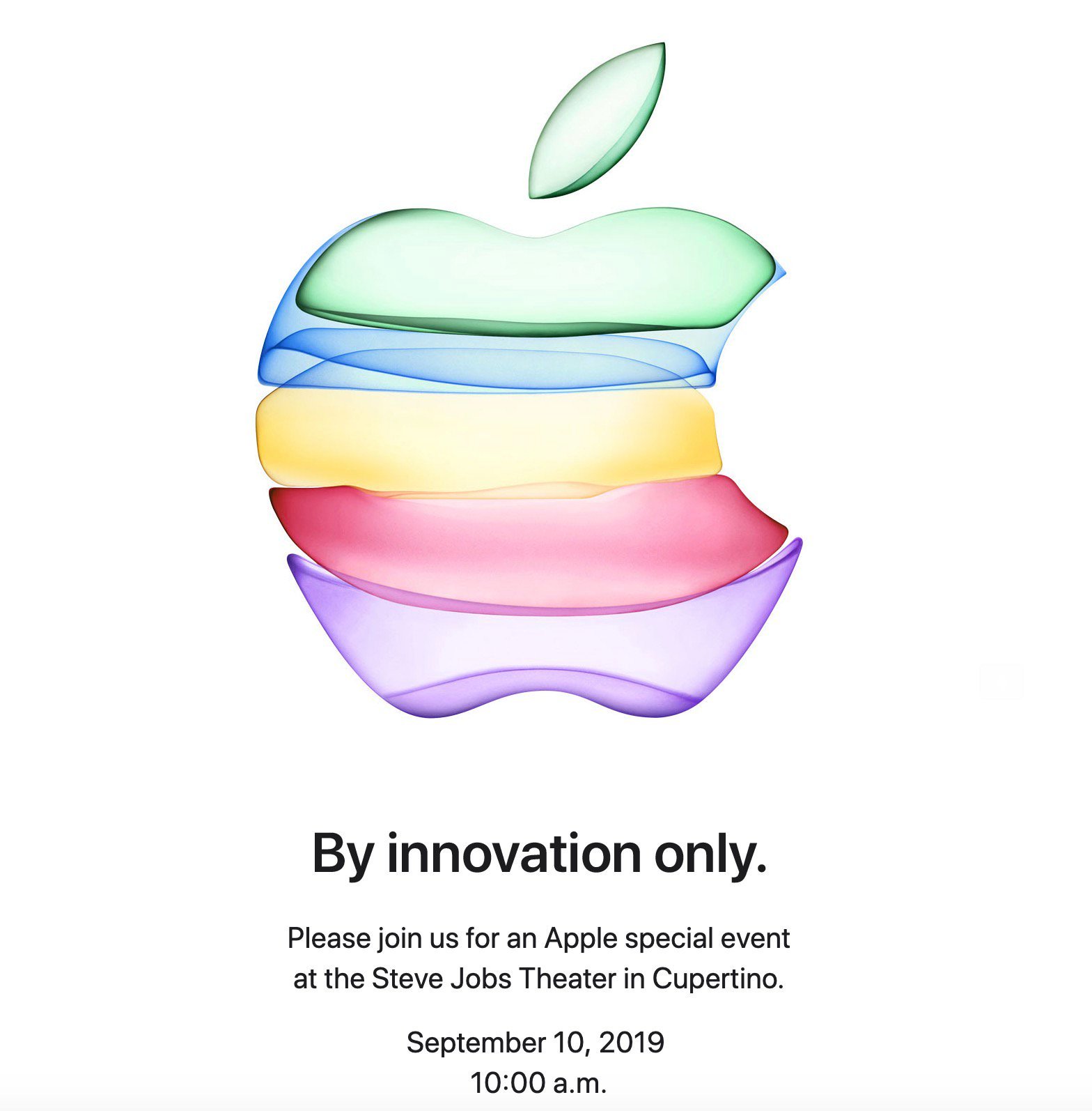 iPhone 11. LAUNCH OFFICIALLY announced by Apple, here is the press invitation DATE