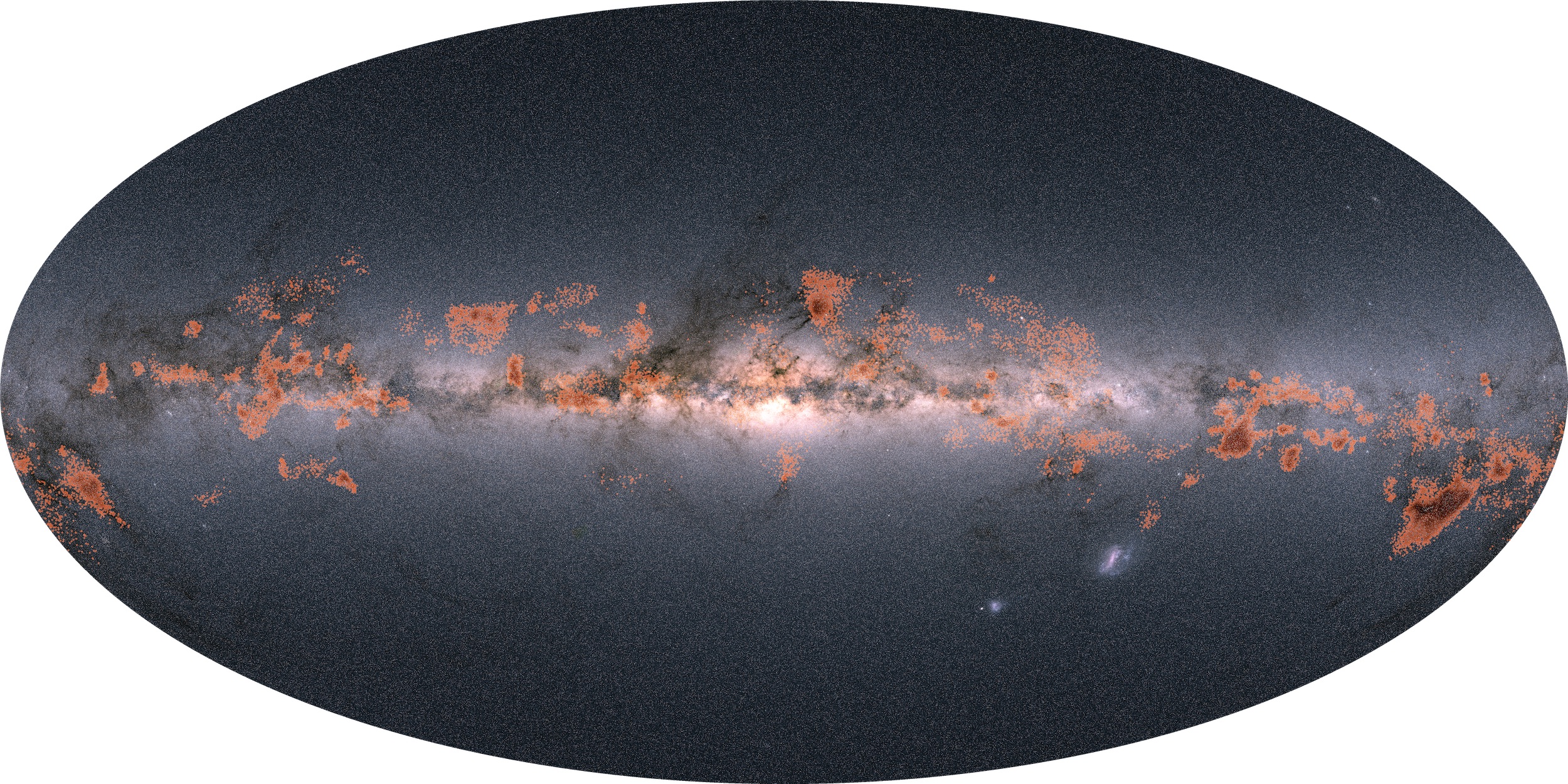 Milky way. New AMAZING Images that also IMPRESSED ESA star formations