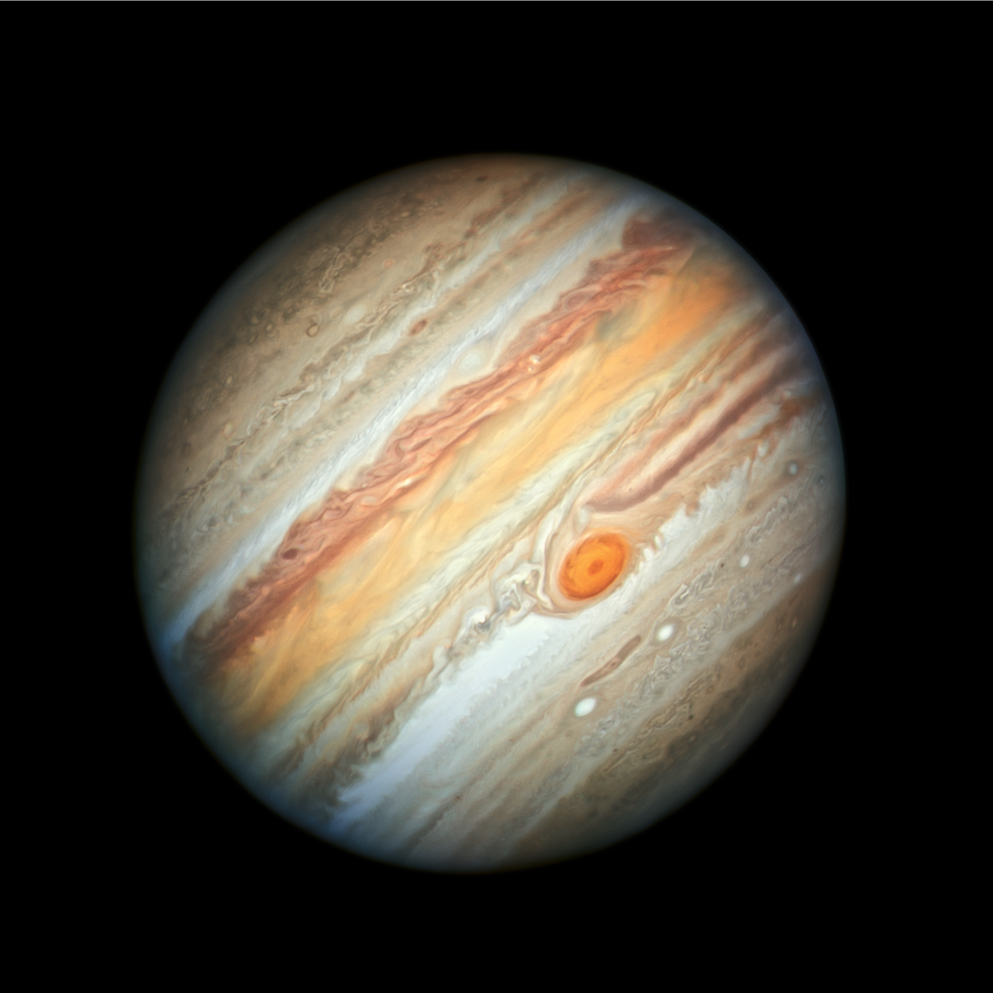 Planeta Jupiter. Noua Imagine UIMITOARE Publicata de NASA hubble