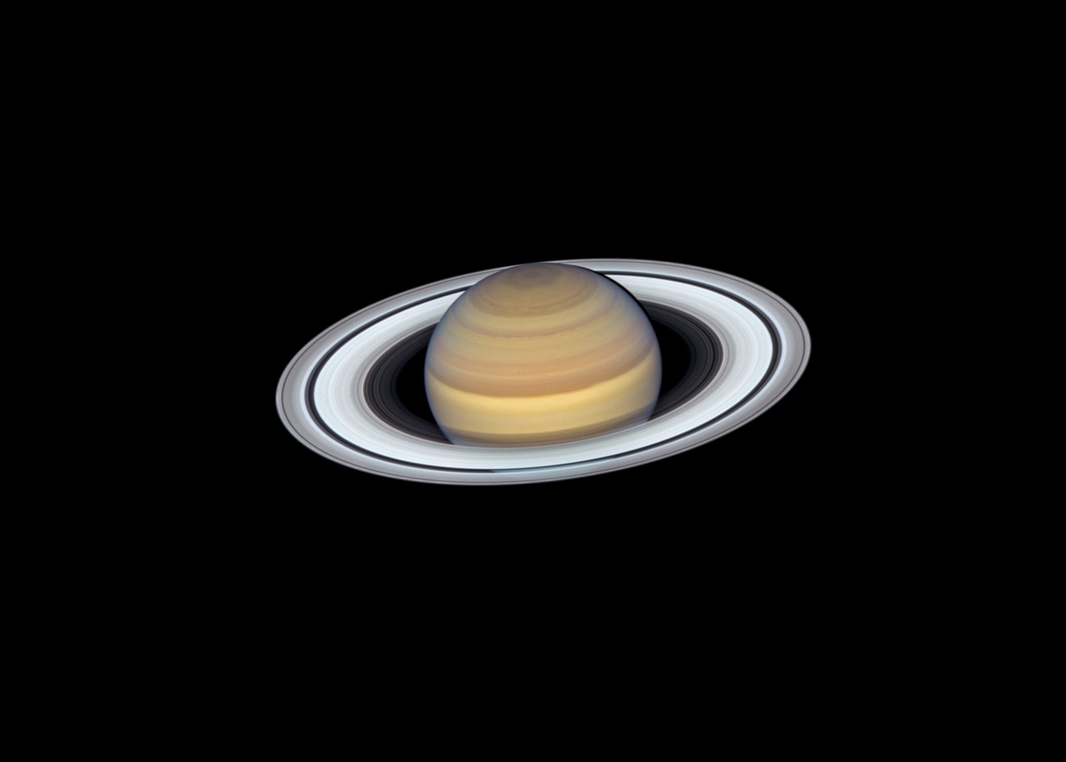 Planet Saturn. Neues FANTASTISCHES Bild, veröffentlicht von der NASA